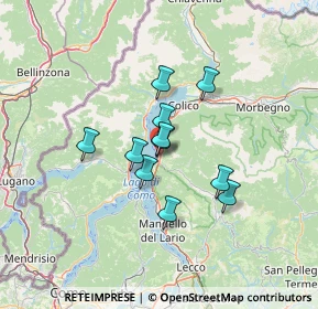 Mappa SP72, 23822 Bellano LC, Italia (9.36909)
