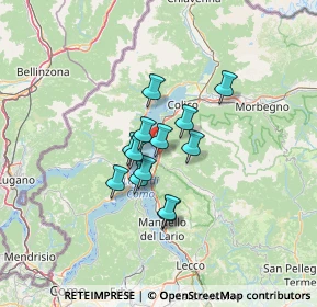 Mappa SP72, 23822 Bellano LC, Italia (8.67462)