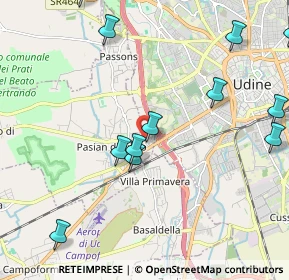 Mappa Via Torino, 33037 Pasian di Prato UD, Italia (2.65538)