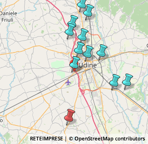 Mappa Via Torino, 33037 Pasian di Prato UD, Italia (7.2675)