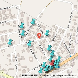 Mappa Via Torino, 33037 Pasian di Prato UD, Italia (0.172)