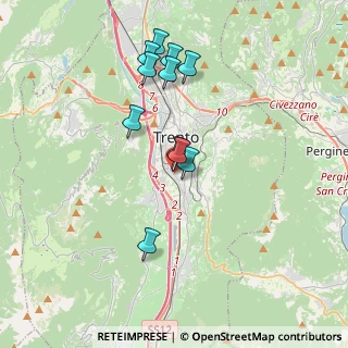 Mappa Via Alcide Degasperi, 38100 Trento TN, Italia (3.29091)