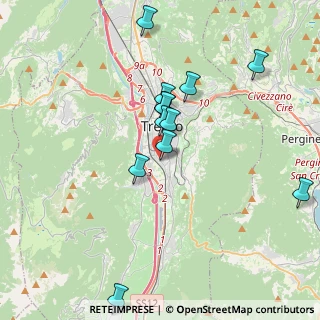 Mappa Via Alcide Degasperi, 38100 Trento TN, Italia (3.59917)
