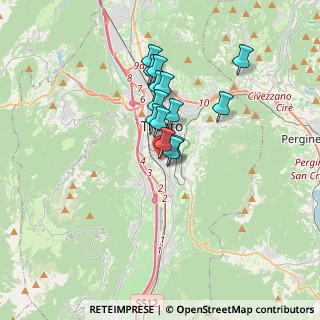 Mappa Via Alcide Degasperi, 38100 Trento TN, Italia (2.52857)