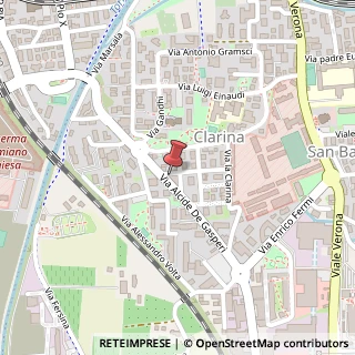 Mappa Via Alcide Degasperi, 27, 38123 Trento, Trento (Trentino-Alto Adige)
