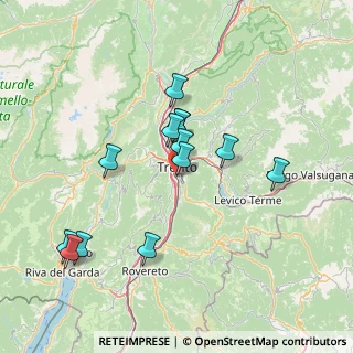 Mappa Via Alcide Degasperi, 38100 Trento TN, Italia (13.53231)