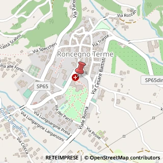 Mappa Piazza de Giovanni, 4, 38050 Roncegno Terme, Trento (Trentino-Alto Adige)