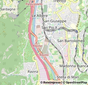 Mappa 38123 Trento TN, Italia (1.096)