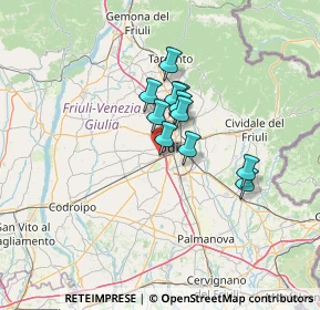 Mappa Via Asti, 33037 Pasian di Prato UD, Italia (8.52)