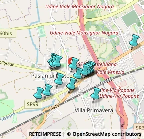 Mappa Via Asti, 33037 Pasian di Prato UD, Italia (0.641)