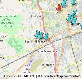 Mappa Via Asti, 33037 Pasian di Prato UD, Italia (2.85615)