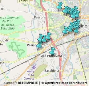 Mappa Via Asti, 33037 Pasian di Prato UD, Italia (2.21)
