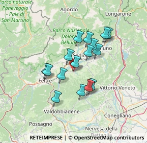 Mappa Viale Vasco Salvatelli, 32026 Mel BL, Italia (10.77938)