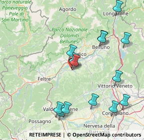 Mappa Viale Vasco Salvatelli, 32026 Mel BL, Italia (17.44929)