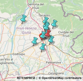 Mappa Via Bergamo, 33037 Pasian di Prato UD, Italia (7.7075)