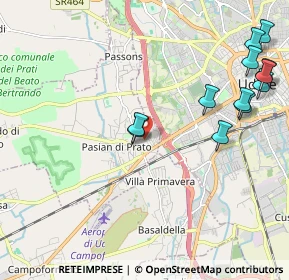 Mappa Via Bergamo, 33037 Pasian di Prato UD, Italia (2.4825)