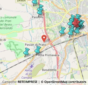 Mappa Via Bergamo, 33037 Pasian di Prato UD, Italia (2.6735)