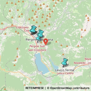 Mappa Via Panarotta, 38057 Pergine Valsugana TN, Italia (3.05545)
