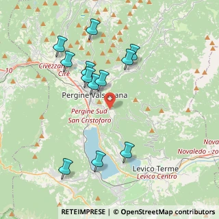 Mappa Via Panarotta, 38057 Pergine Valsugana TN, Italia (3.96167)
