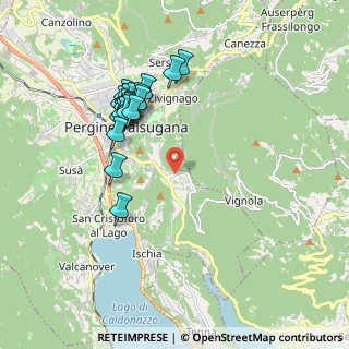 Mappa Via Panarotta, 38057 Pergine Valsugana TN, Italia (1.809)