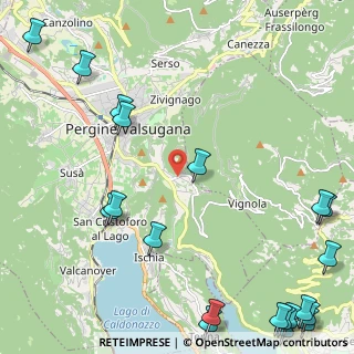 Mappa Via Panarotta, 38057 Pergine Valsugana TN, Italia (3.5055)