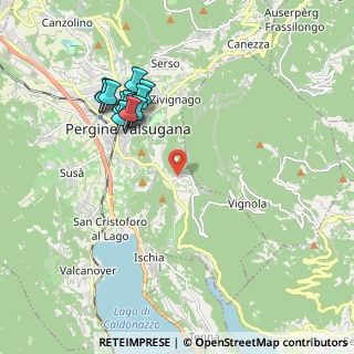 Mappa Via Panarotta, 38057 Pergine Valsugana TN, Italia (1.92167)