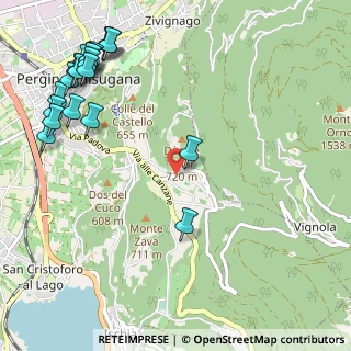 Mappa Via Panarotta, 38057 Pergine Valsugana TN, Italia (1.4735)