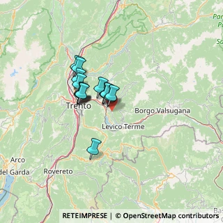 Mappa Via Panarotta, 38057 Pergine Valsugana TN, Italia (8.88938)