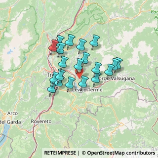 Mappa Via Panarotta, 38057 Pergine Valsugana TN, Italia (10.653)