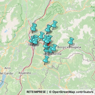 Mappa Via Panarotta, 38057 Pergine Valsugana TN, Italia (8.918)