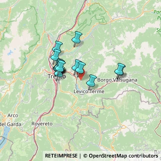 Mappa Via Panarotta, 38057 Pergine Valsugana TN, Italia (10.40313)