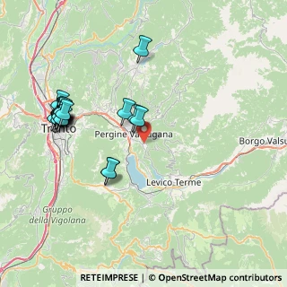 Mappa Via Panarotta, 38057 Pergine Valsugana TN, Italia (8.812)