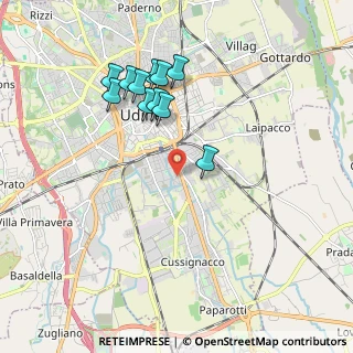 Mappa Via Valentino Ostermann, 33100 Udine UD, Italia (1.81182)