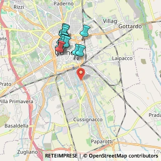 Mappa Via Valentino Ostermann, 33100 Udine UD, Italia (1.87077)
