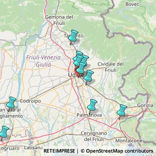 Mappa Via Valentino Ostermann, 33100 Udine UD, Italia (19.84417)