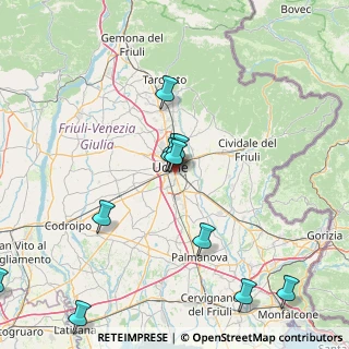 Mappa Via Valentino Ostermann, 33100 Udine UD, Italia (18.02182)