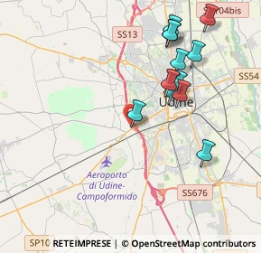 Mappa Via San Martino, 33037 Pasian di Prato UD, Italia (3.83615)