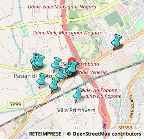 Mappa Via San Martino, 33037 Pasian di Prato UD, Italia (0.741)