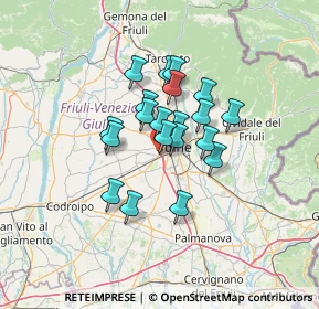 Mappa Via San Martino, 33037 Pasian di Prato UD, Italia (9.191)
