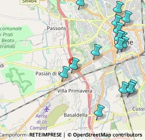 Mappa Via San Martino, 33037 Pasian di Prato UD, Italia (2.60125)