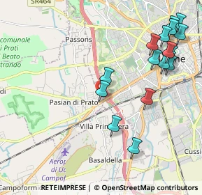 Mappa Via San Martino, 33037 Pasian di Prato UD, Italia (2.41588)