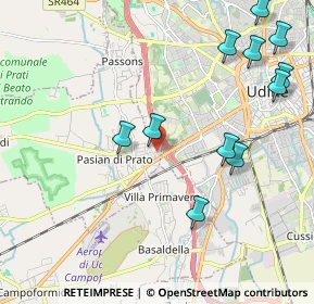 Mappa Via San Martino, 33037 Pasian di Prato UD, Italia (2.39636)