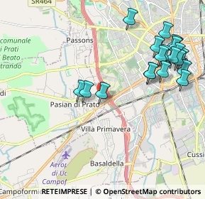 Mappa Via San Martino, 33037 Pasian di Prato UD, Italia (2.362)