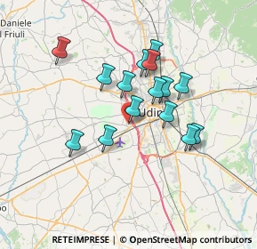 Mappa Via Cuneo, 33037 Pasian di Prato UD, Italia (5.68867)