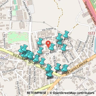 Mappa Via Cuneo, 33037 Pasian di Prato UD, Italia (0.24444)