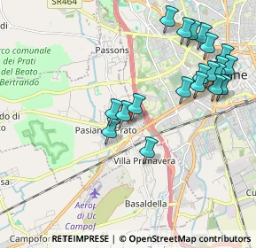 Mappa Via Cuneo, 33037 Pasian di Prato UD, Italia (2.1835)