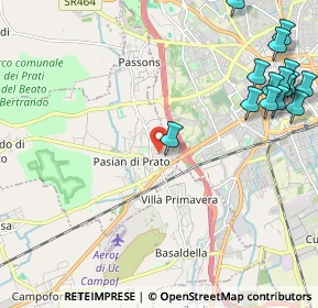 Mappa Via Cuneo, 33037 Pasian di Prato UD, Italia (2.93267)