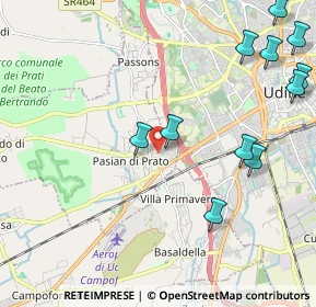 Mappa Via Cuneo, 33037 Pasian di Prato UD, Italia (2.61091)