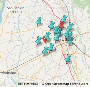Mappa Via del Forno, 33037 Pasian di Prato UD, Italia (5.69647)