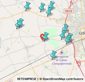 Mappa Via del Forno, 33037 Pasian di Prato UD, Italia (4.3325)